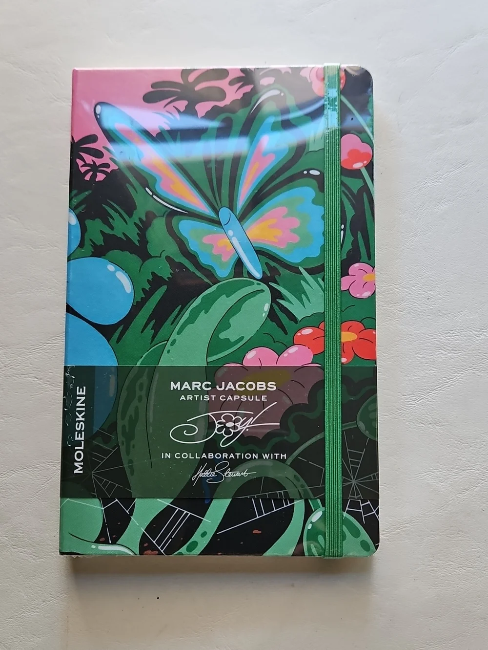 Marc Jacobs Multicolor Butterfly Hardcover Notebook
